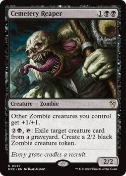 Cemetery Reaper [Aetherdrift Commander] Magic MTG - Image 1