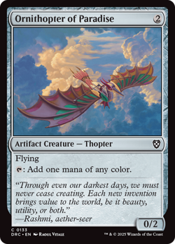 Ornithopter of Paradise [Aetherdrift Commander] Magic MTG - Image 1