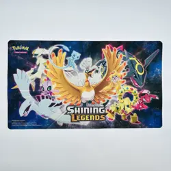 2017 Pokemon TCG Shining Legends Ho-oh Lugia Rayquaza Mew Celebi Play mat - Image 1