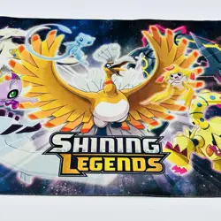 2017 Pokemon TCG Shining Legends Ho-oh Lugia Rayquaza Mew Celebi Play mat - Image 3
