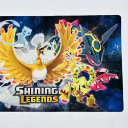 2017 Pokemon TCG Shining Legends Ho-oh Lugia Rayquaza Mew Celebi Play mat - Image 4