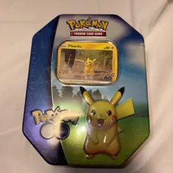 Pokemon TCG Pokemon GO PIKACHU Tin New & Factory Sealed! - Image 1