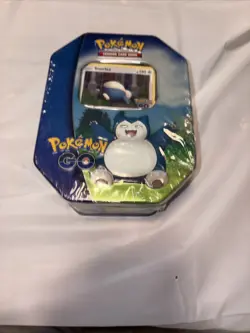 Pokemon TCG Pokemon Go Tin Snorlax Factory Sealed - Image 1