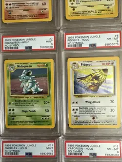 16 POKEMON JUNGLE RARE HOLO NO SYMBOL SET FLAREON JOLTEON SNORLAX ALL PSA GRADED - Image 5