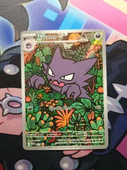 Haunter #27 Black Star Promo Illustration Rare NM Pokemon TCG Phantasmal Flames - Image 2