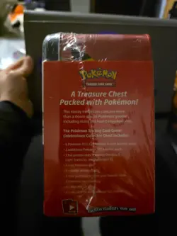 Pokemon Celebrations 25th Anniversary Collectors Chest Lunch Box Tin Sealed - Image 3