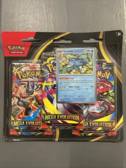 Pokemon TCG Mega Evolution 3 Pack Blister (Golduck) Factory Sealed - Image 1