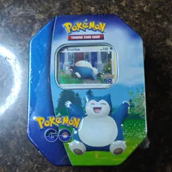 Pokemon TCG Pokemon Go Tin Snorlax Factory Sealed - Image 1