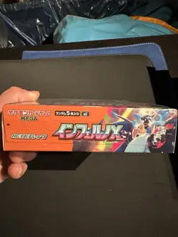 Pokemon Mega Inferno X Booster Box Japanese Sealed with Factory Shrink M2 - Image 2