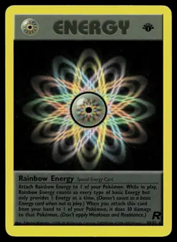 Pokemon Team Rocket 80/82 Rainbow Energy - Image 1