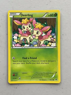 Pokemon TCG - Deerling - 8/124 - Common - XY Fates Collide - Image 1