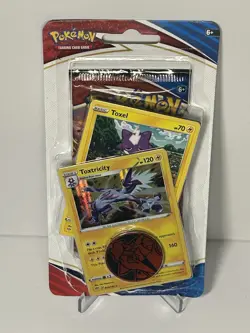 POKEMON TCG SWORD & SHIELD BATTLE STYLES TOXEL & TOXTRICITY BLISTER PACK SEALED - Image 1