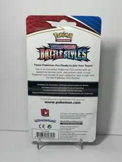 POKEMON TCG SWORD & SHIELD BATTLE STYLES TOXEL & TOXTRICITY BLISTER PACK SEALED - Image 2