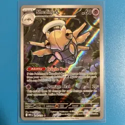 Pokemon TCG Shedinja 144/132 Mega Evolution Illustration Rare Pack Fresh Mint - Image 1