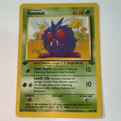 Pokemon - Jungle 1st edition - Venonat 63/64 - Common LP/MP - Image 1