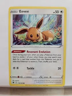 Pokemon TCG Eevee Astral Radiance 119/189 Regular Common - Image 1