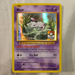 Pokemon League Challenge MEW 3rd Place Promo Holofoil 53/108 - Image 1