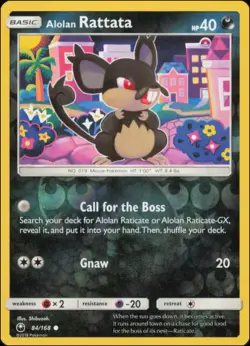 Pokemon - Alolan Rattata #84/168 - SM - Celestial Storm Reverse Holo - Image 1