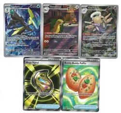 Pokemon MEGA EVOLUTION Lot of 14 Illustration Rare’s and mega ex lot mint - Image 2