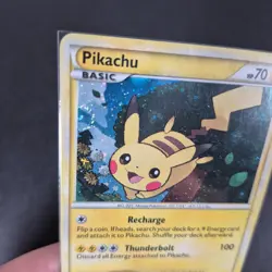 Pikachu - HGSS03 - Holo Rare [Swirl] - S&M Black Star Promo - Pokemon TCG - LP - Image 3