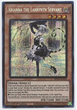 Yu-Gi-Oh! - Arianna Labrynth Servant - MP23-EN229- Prismatic Secret Rare-1st Ed - Image 1