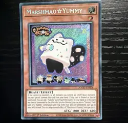 YU-GI-OH Marshmao Yummy DOOD-EN024 1st Edition Secret Rare NM - Image 1
