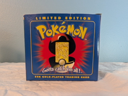 POKEMON CHARIZARD 23K GOLD PLATED CARD BURGER KING 1999 FACTORY SEALED - Image 5