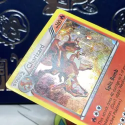 Charizard 19/113 Legendary Treasures Holo SWIRL Pokemon Card 2013 MP - Image 5