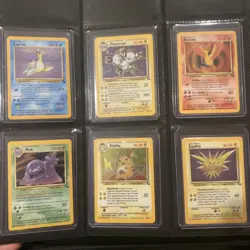 Pokemon Tcg Cards Complete Fossil Master Set 100% 62/62 + Many NM+ Binder! - Image 2