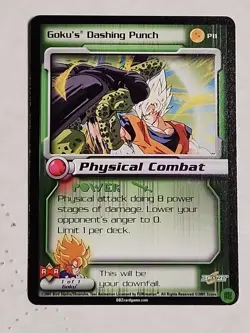 Dragon Ball Z Goku's Dashing Punch P11 Saga Promo Card DBZ CCG Score - Image 1