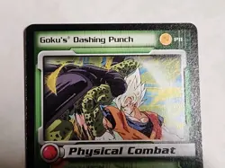 Dragon Ball Z Goku's Dashing Punch P11 Saga Promo Card DBZ CCG Score - Image 2