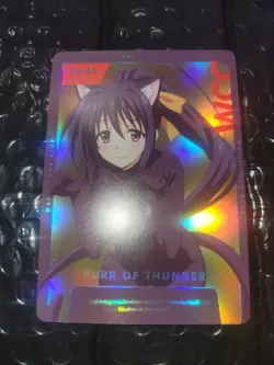 Otaku Box Limited Edition Club Collectible Card 22/44 Purr of Thunder - Image 1