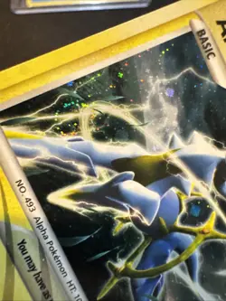 Pokemon Card - Arceus AR6 - Arceus Holo - LP - Full Swirl 🌀 - Image 1