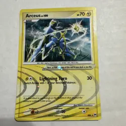 Pokemon Card - Arceus AR6 - Arceus Holo - LP - Full Swirl 🌀 - Image 3