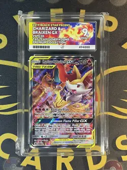 Charizard & Braixen GX - SM230- Tag Team Promo - ACE 9 - English Pokemon Card - Image 1