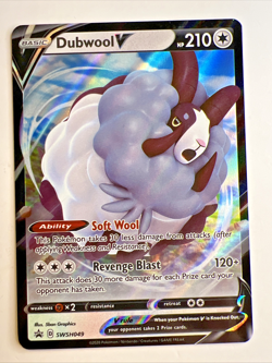 Dubwool V SWSH049 Ultra Rare Champions Path Promo Pokemon Card - NM/Mint - Image 1