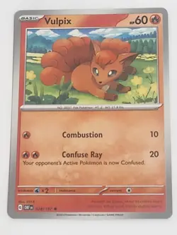 Vulpix #28/197 SV Obsidian Flames Common Pokemon 2023 TCG Card - Image 1