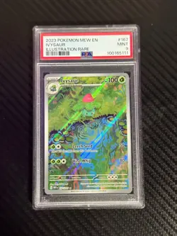 2023 Pokemon S&V 151 Illustration Rare Ivysaur PSA 9 #167 Card - Image 1