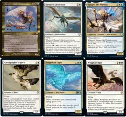 Custom Commander Deck Kangee, Aerie Keeper - Bird Tribal - EDH Magic 100 Cards - Image 1