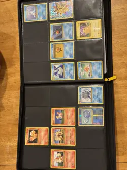 Pikachu Ultra Pro Binder w/ Pokemon Card Collection - 151, XY Gen, & Vintage - Image 4