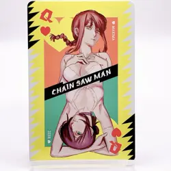 Reze & Makima Chainsaw Man Playing Card Heart Q TCG Jump Festa 2022 Japan Anime - Image 1
