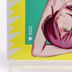 Reze & Makima Chainsaw Man Playing Card Heart Q TCG Jump Festa 2022 Japan Anime - Image 5