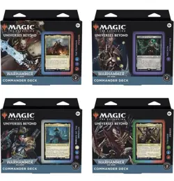 Magic The Gathering - Warhammer 40k Commander Deck - Set of 4 Sealed MTG - Image 1
