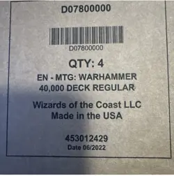 Magic The Gathering - Warhammer 40k Commander Deck - Set of 4 Sealed MTG - Image 2