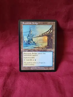MTG Razortide Bridge Retro Frame LP Commander The Brothers War - Image 1