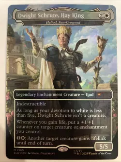 Dwight Schrute, Hay King FOIL - Secret Lair x THE OFFICE 2165 M - Image 1