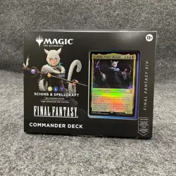 MTG: Final Fantasy XIV Commander Deck Scions & Spellcraft, Sealed Box is Worn - Image 1