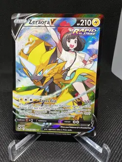 Pokemon TCG Zeraora V SWSH12: Silver Tempest Trainer Gallery TG16/TG30 Holo... - Image 1