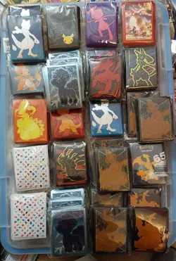 Pokemon Sleeves Lot Of 30 Packs Of Vintage Sleeves From Etbs - Image 1