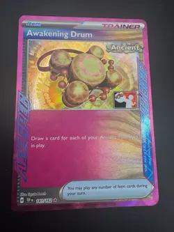 Awakening Drum ACE SPEC 141/162 Pokemon TCG Prize Pack Series 5 Pack Fresh - NM - Image 4